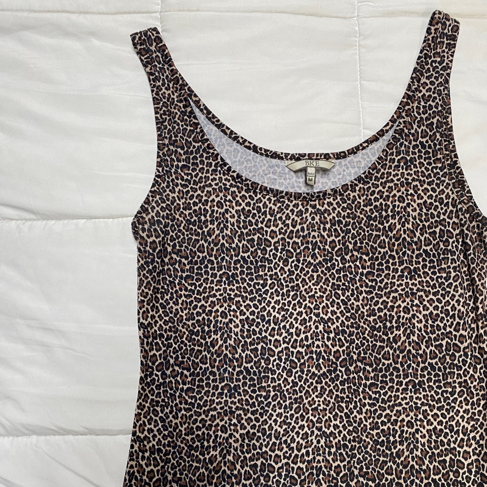 BKE Cheetah 🐆 Print Tank, Size Medium